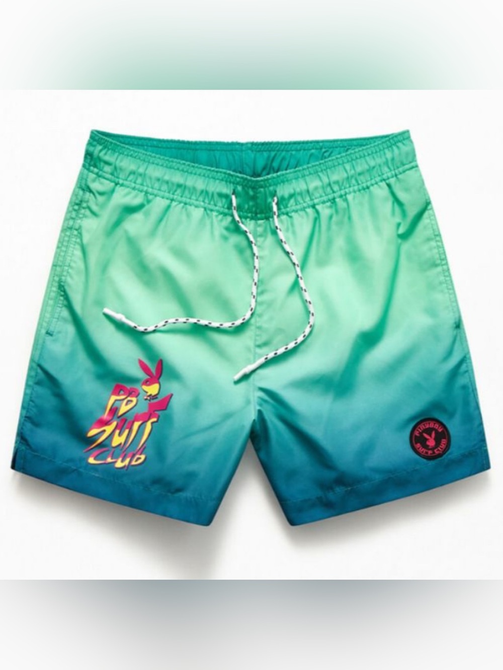 Playboy Surf Club Men’s Teal Swim Trunks | made by PAC Sun